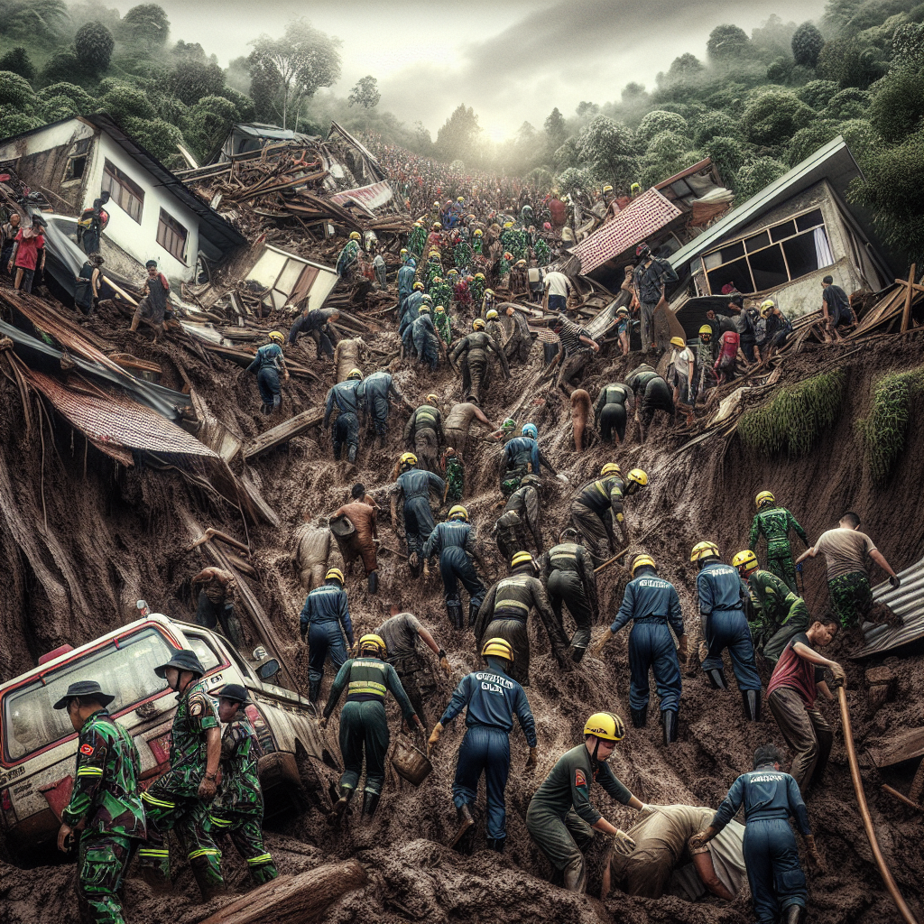 Indonesian Rescuers Hunt for Survivors After Java Landslide Claims 19 Lives
