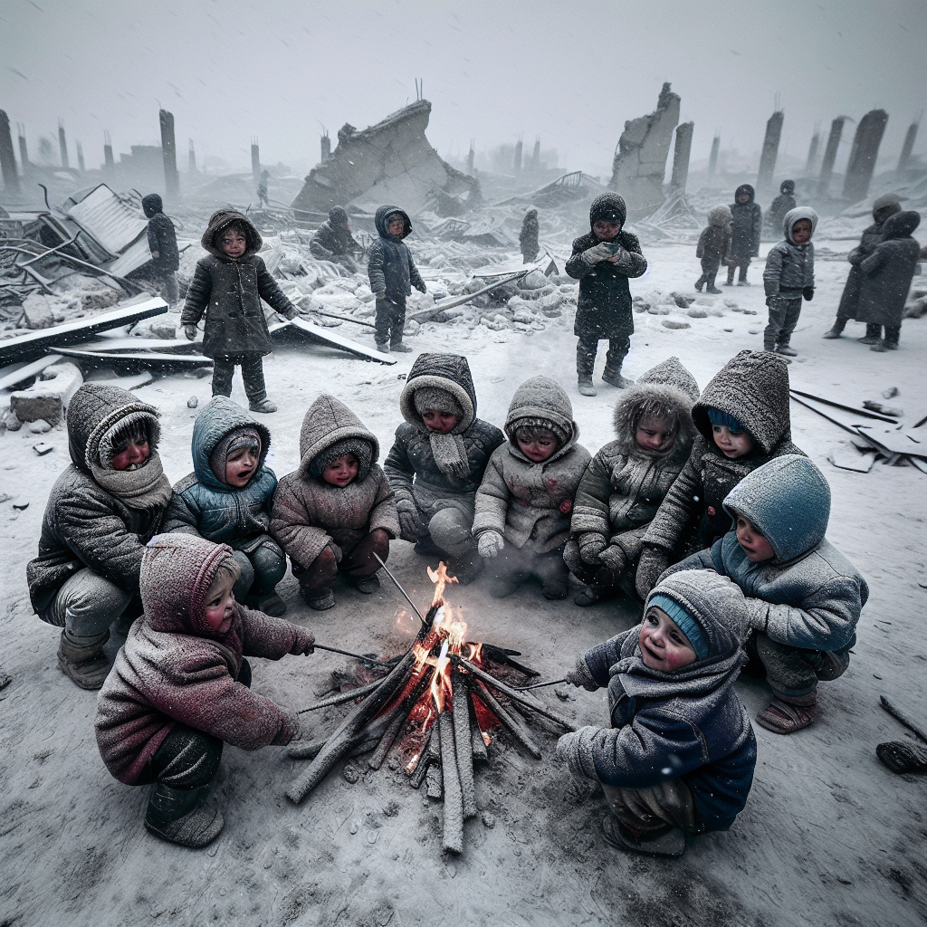 Infants Suffer as Winter Cold Grips War-Torn Gaza Without Essentials