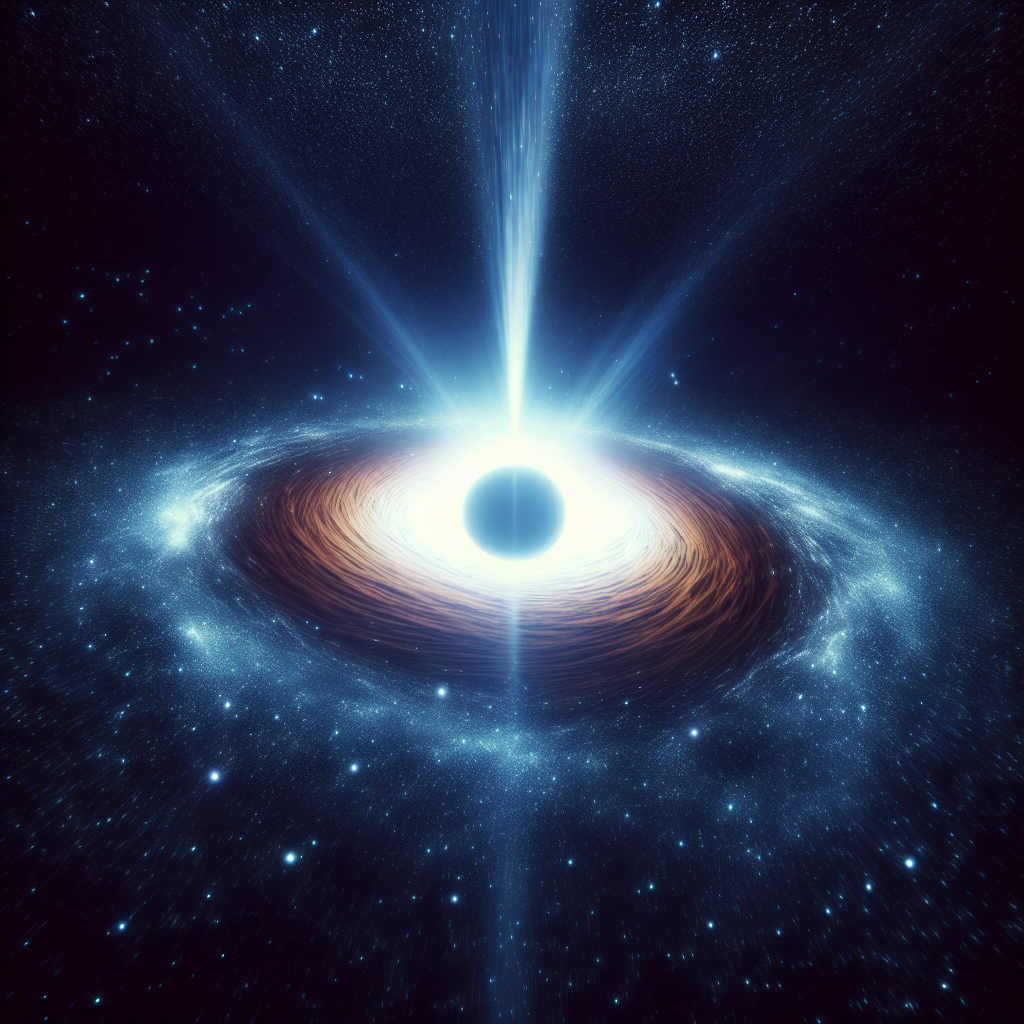 Intense Black Hole Beam 12.9 Billion Light-Years Away Aims at Earth