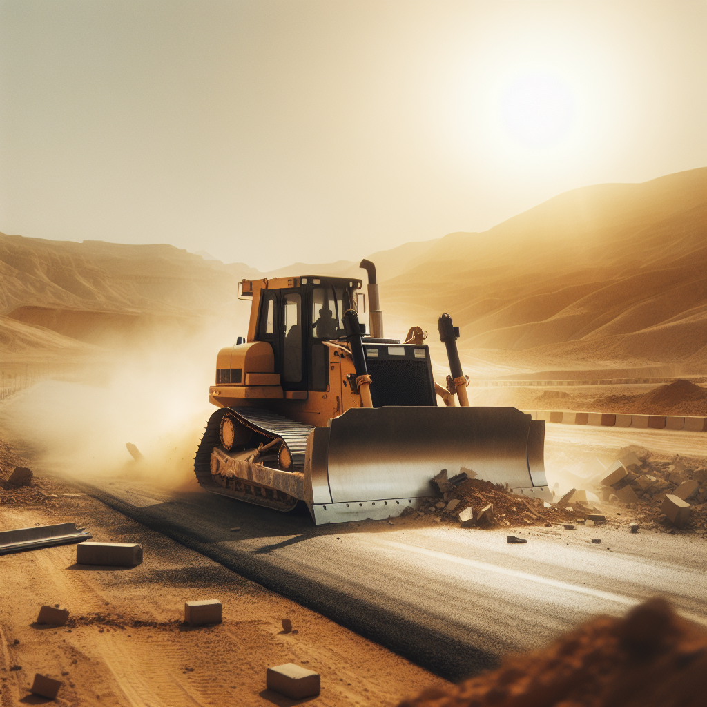 Israeli Bulldozer Captured Demolishing Road in West Bank Territory