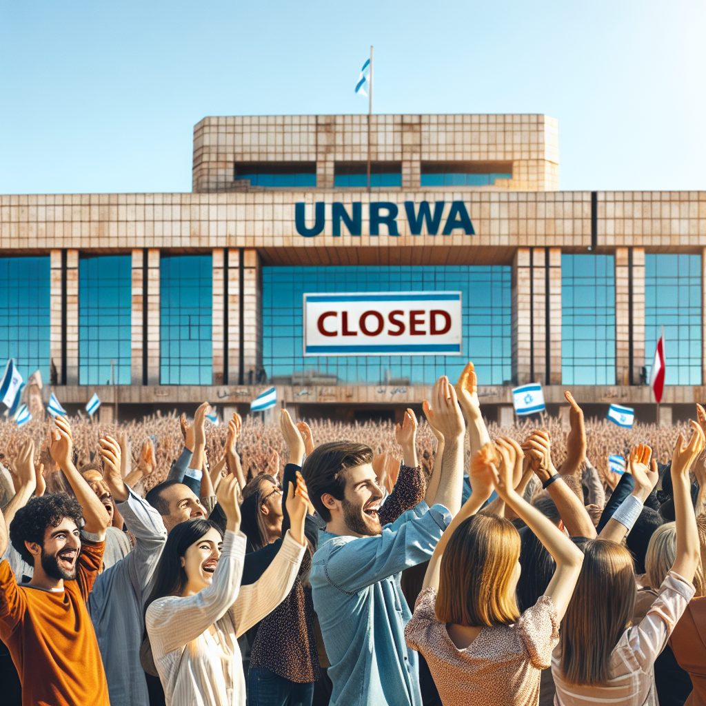 Israelis Applaud as UNRWA Closure Takes Effect