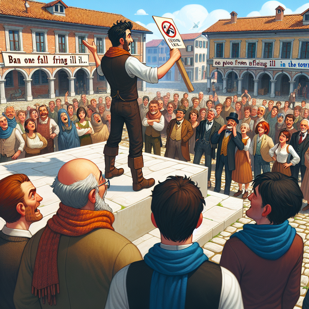 Italian Mayor Prohibits Residents from Falling Ill