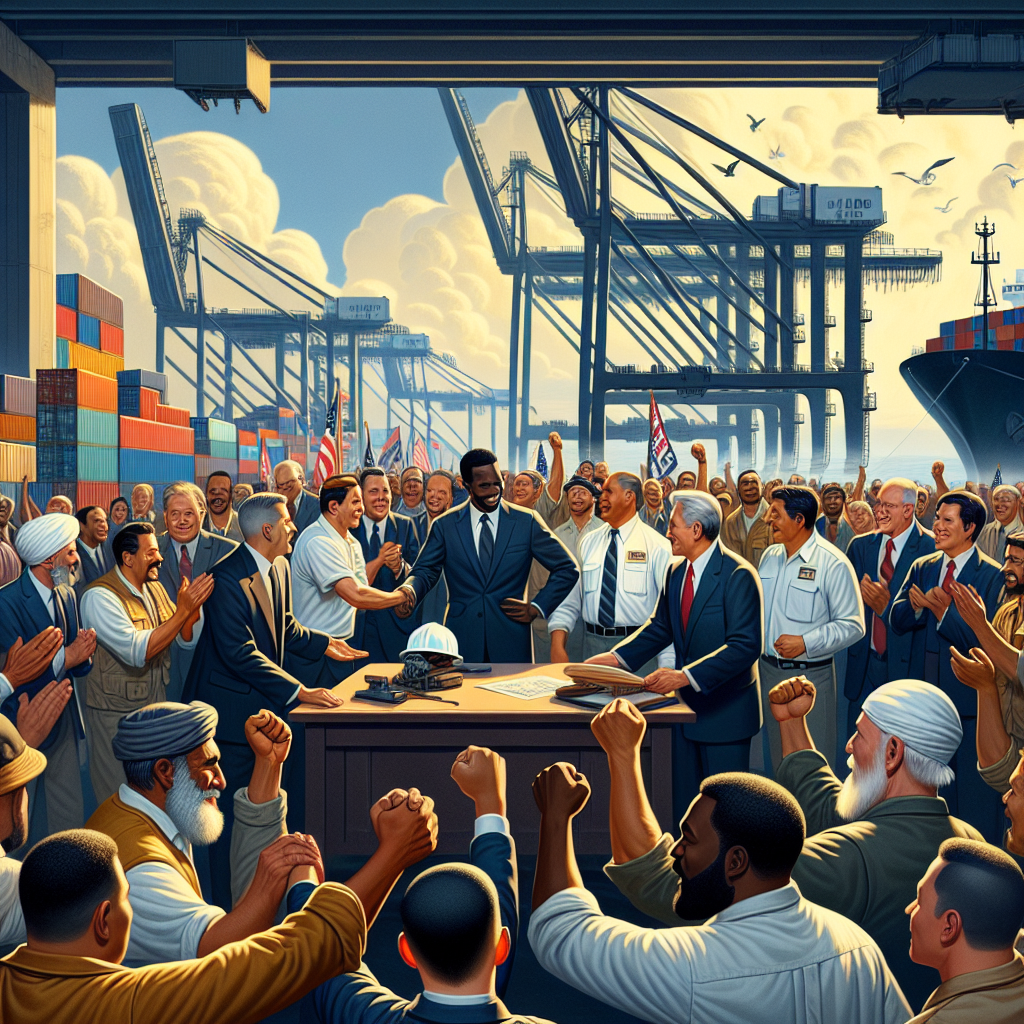 Longshoremen and Ports Reach Tentative Deal, Preventing Strike
