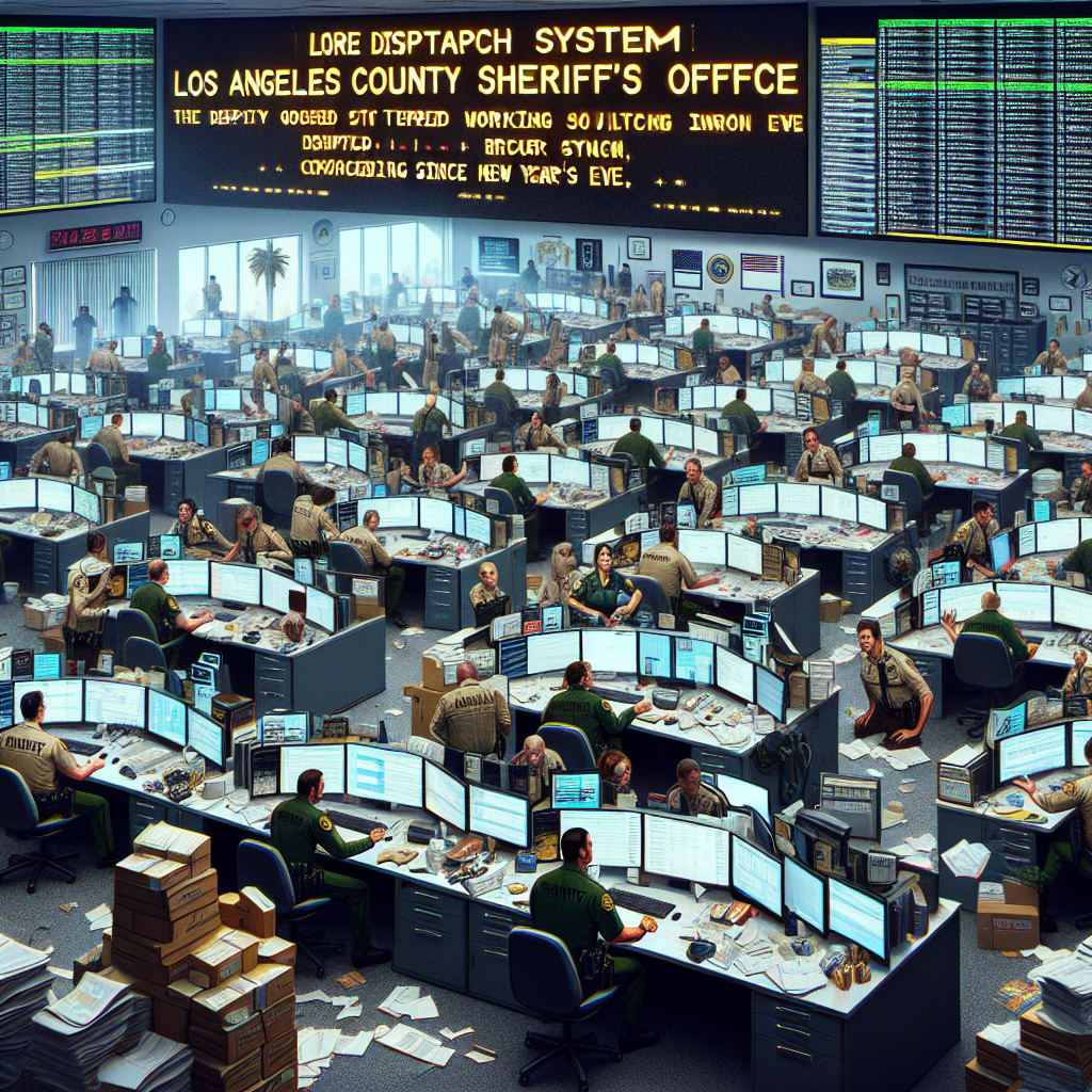 Los Angeles County Sheriff's Dispatch System Still Down Since New Year's Eve