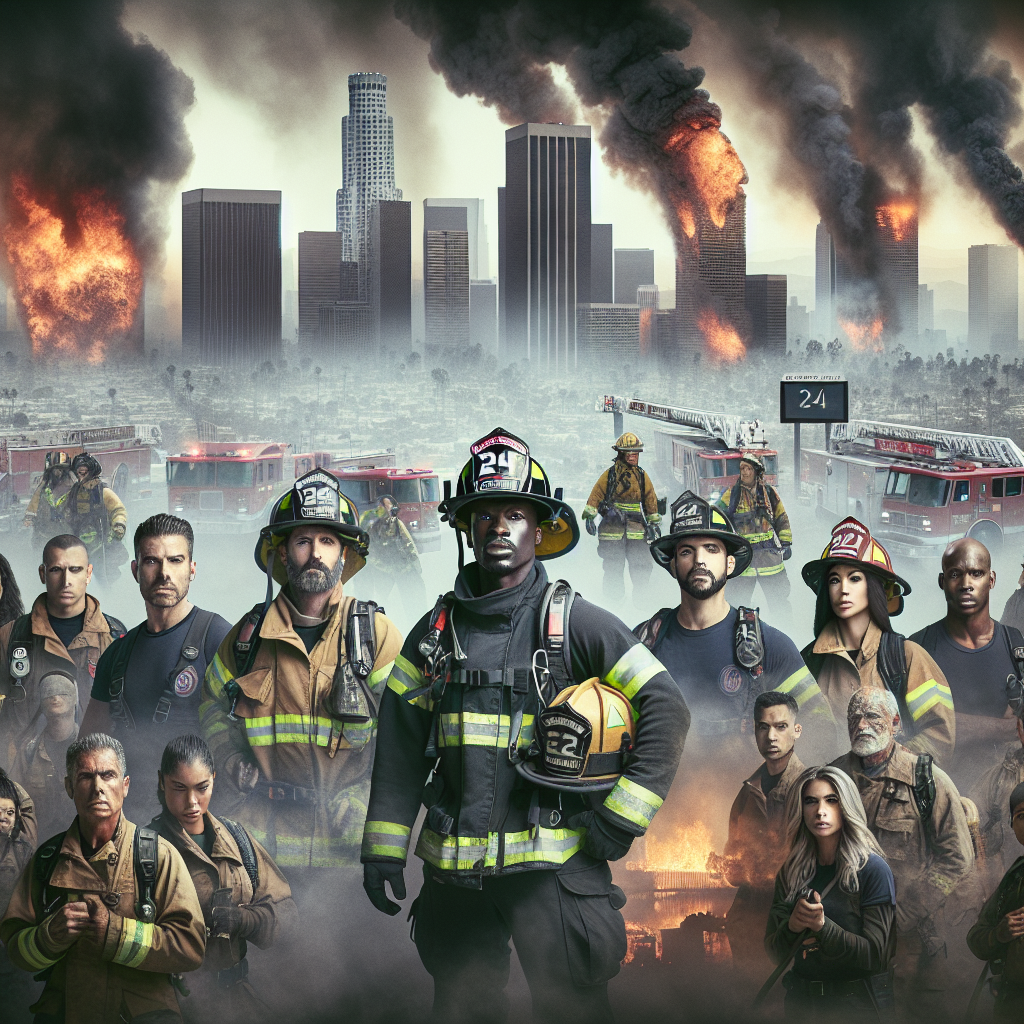 Los Angeles Firefighters Battle Blazes Amid Rising Death Toll of 24