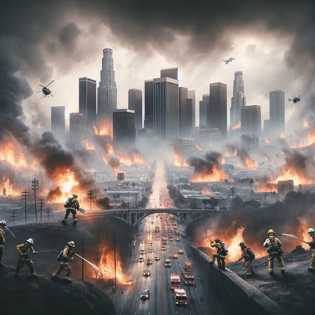 Los Angeles Wildfires Escalate: Firefighters Battle Blazes Amid Rising Death Toll of 24