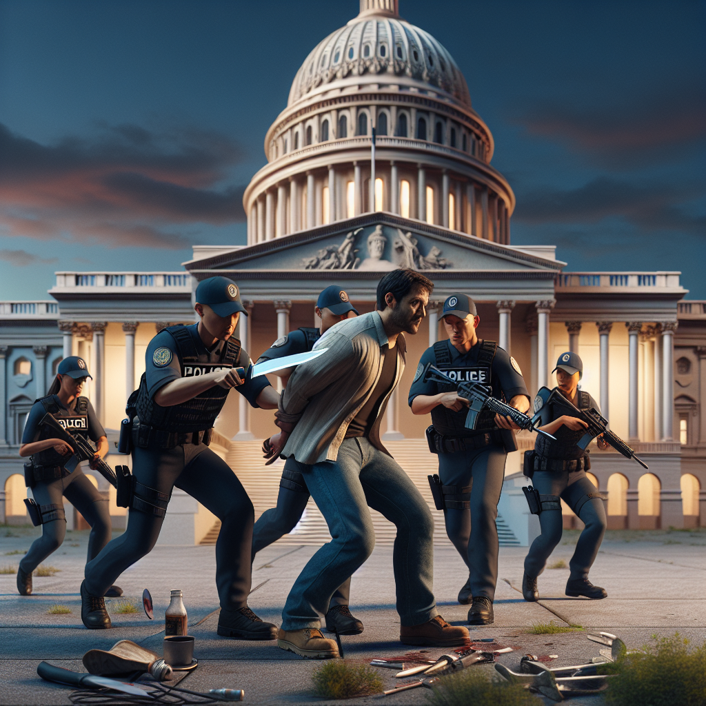 Machete-Wielding Man Apprehended at US Capitol