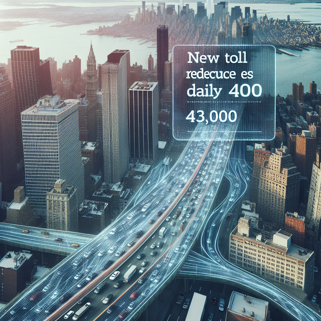 Manhattan Sees 7.5% Traffic Decline with New Toll, Reducing 43,000 Cars Daily
