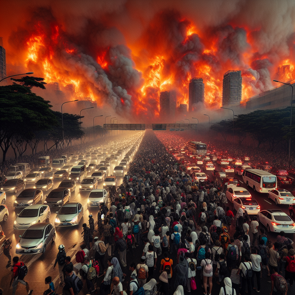 Mass Evacuations as Fierce Winds Fuel Los Angeles Wildfires