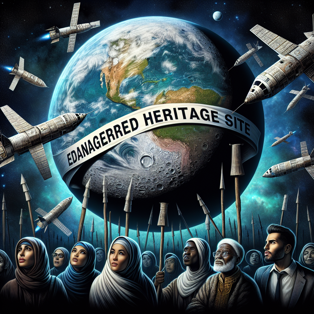 Moon Designated as Endangered Heritage Site Due to Space Race Pressures