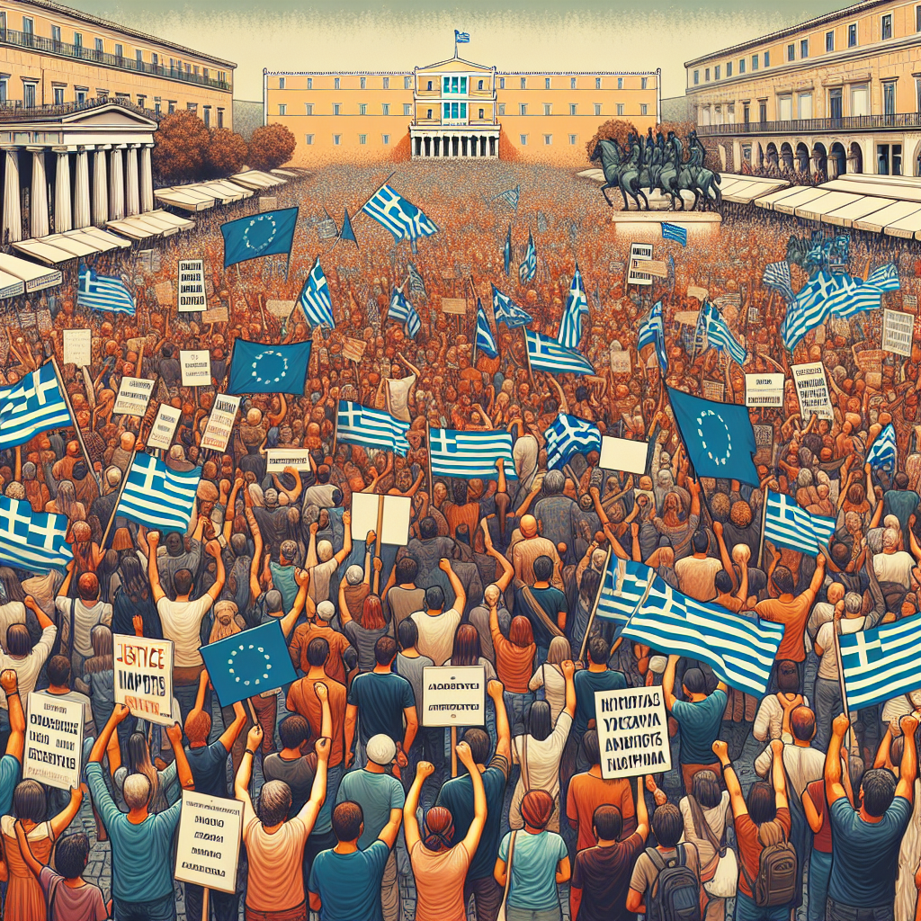 Nationwide Demonstrations in Greece Call for Justice for Tempe Train Crash Victims