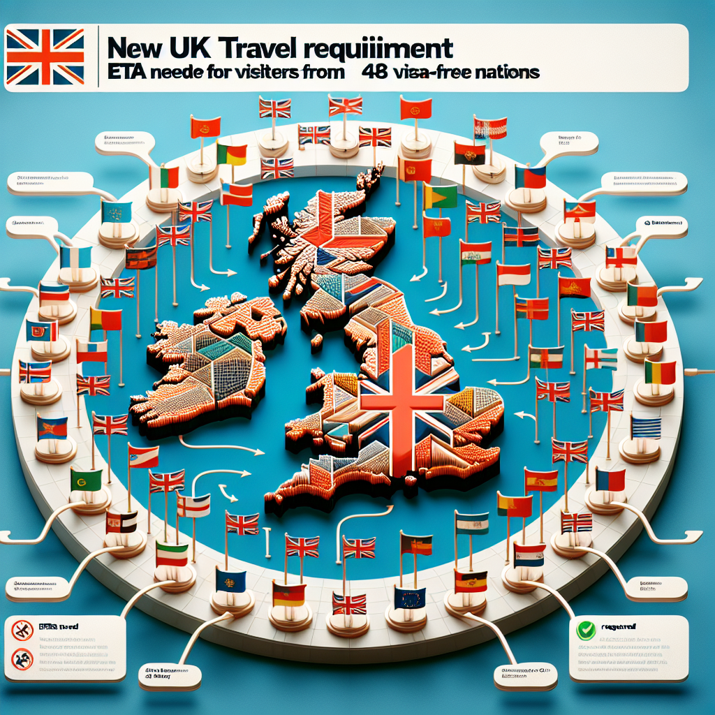 New UK Travel Requirement: ETA Needed for Visitors from 48 Visa-Free Nations