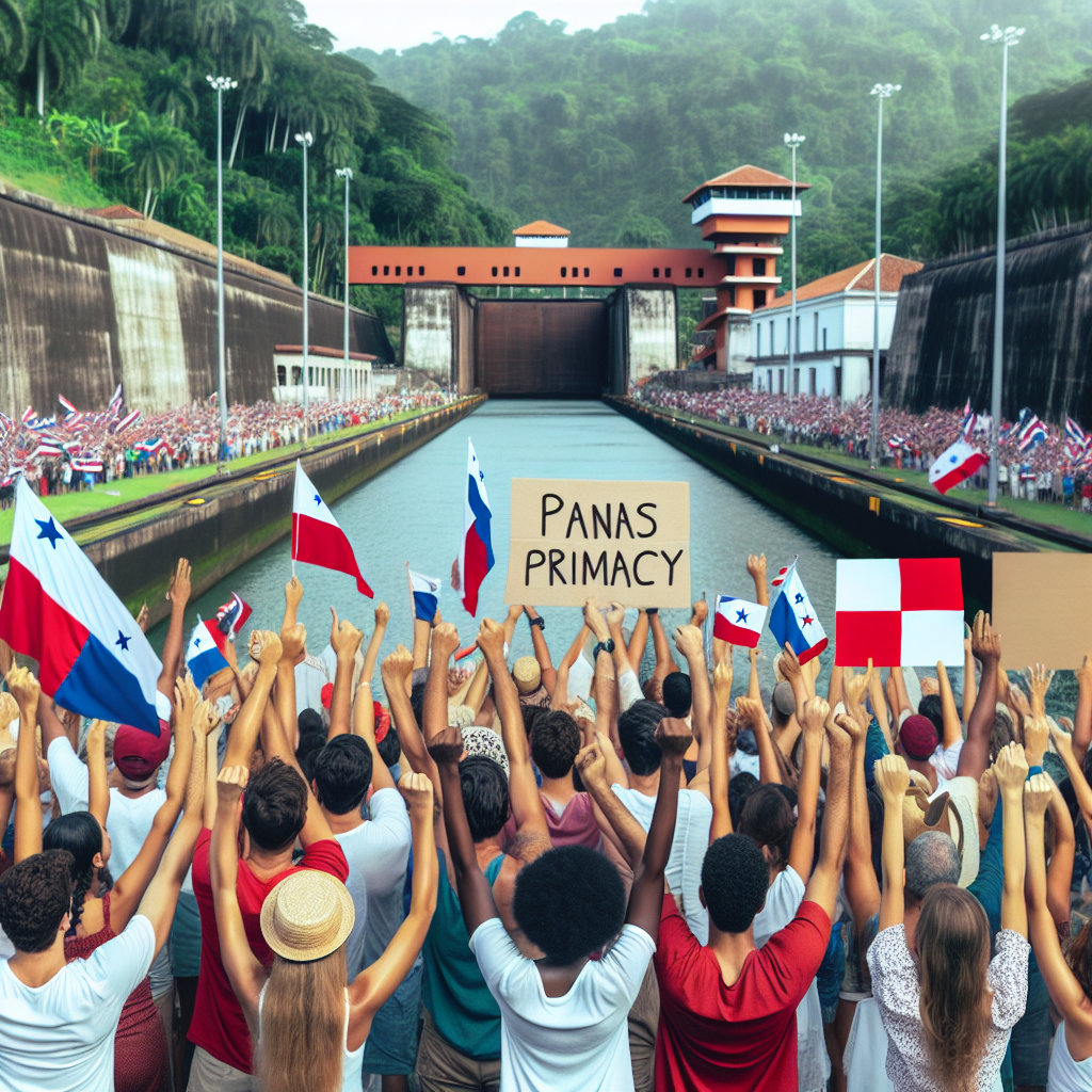 "Panamanians Rally to Defend Canal Amidst Trump's Warnings"