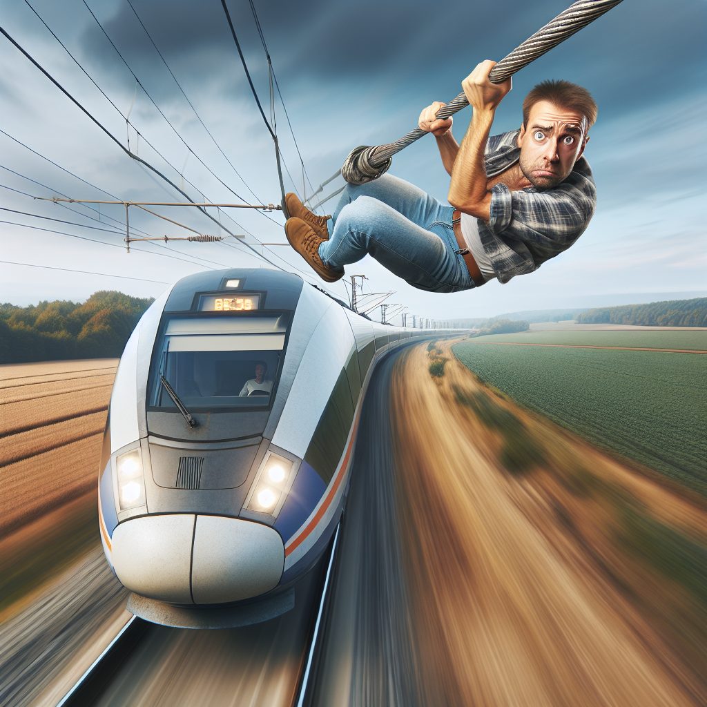 Passenger Survives 30 Km Ride Clinging to German High-Speed Train Cable
