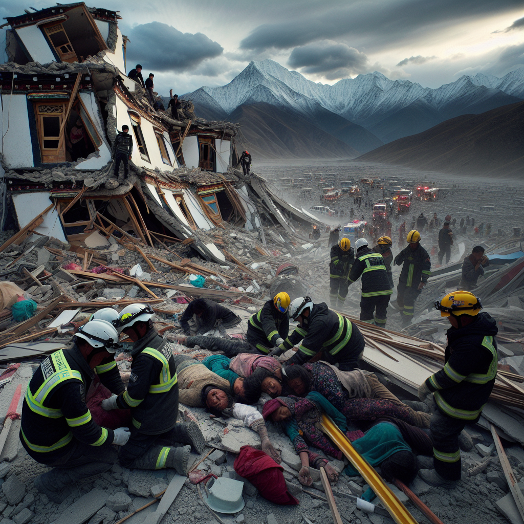 Powerful Earthquake in Tibet Claims at Least 53 Lives
