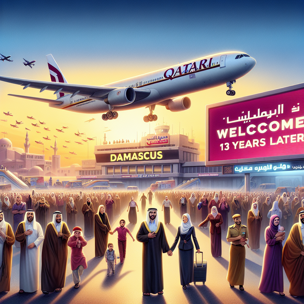 Qatari Flights Resume to Damascus After 13-Year Hiatus