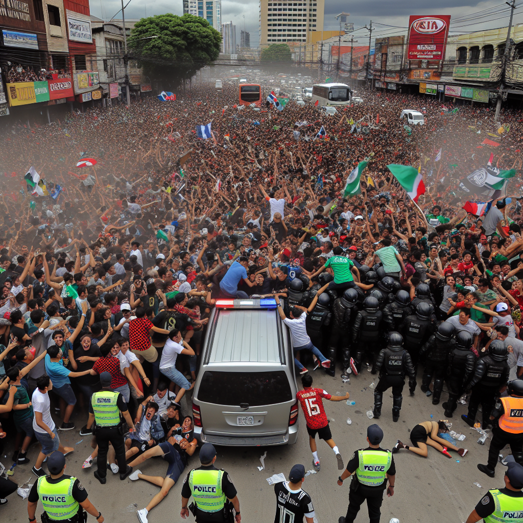 Rangers Fans Cause Chaos In Manchester Before And During Europa League Clash