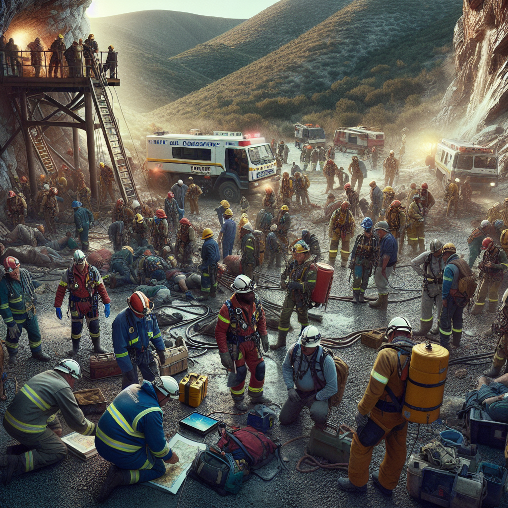 Rescue Mission Launched for Miners Trapped in South African Gold Mine