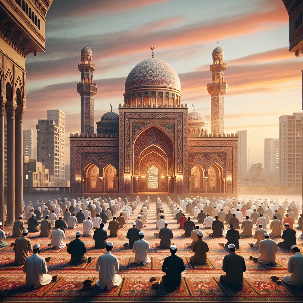 Restored Gaza Mosque Welcomes Worshippers for First Friday Prayers Post-Ceasefire