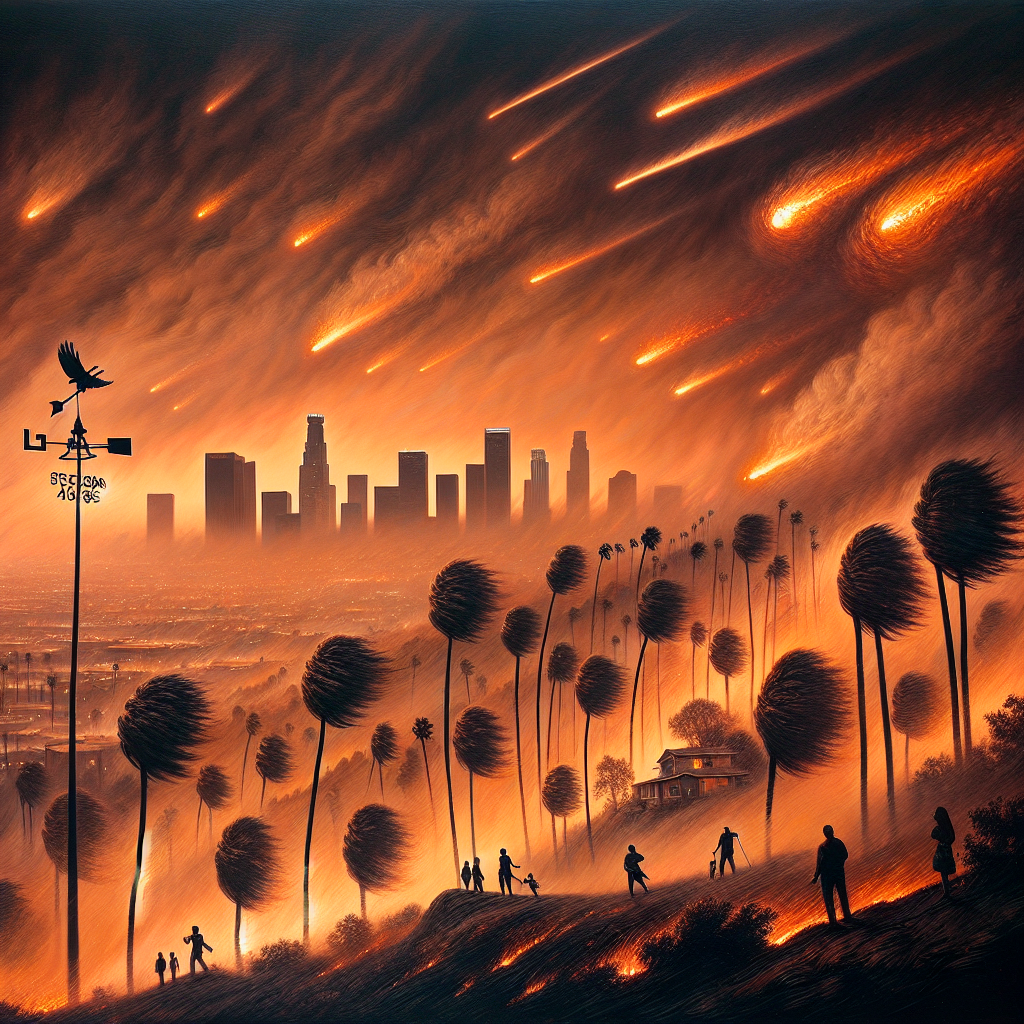 Severe Risk as Strong Winds Threaten Fire-Weary Los Angeles
