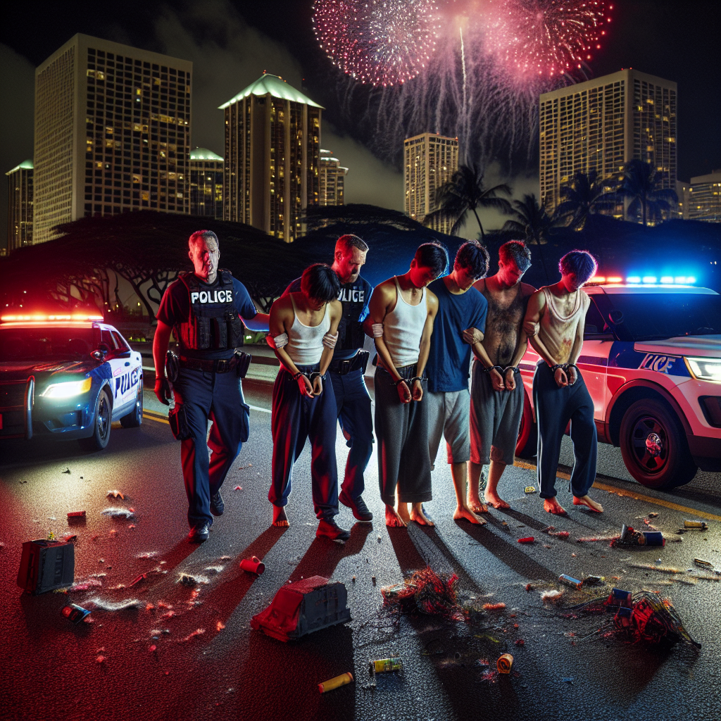 Six Arrested by Honolulu Police in Fatal New Year's Fireworks Explosion