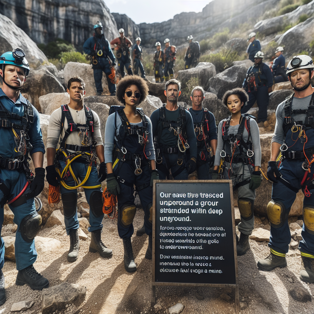 South Africa Launches Mission to Save Trapped Miners