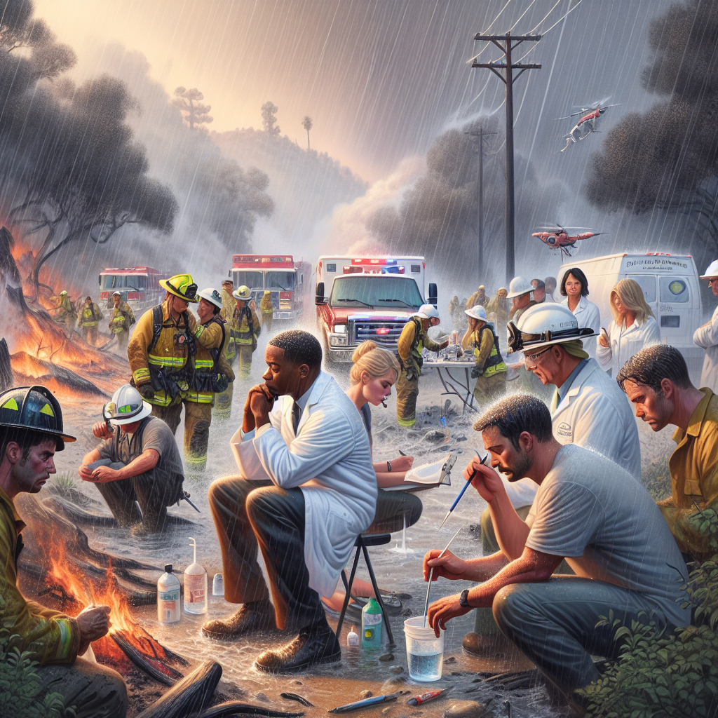 Southern California Rain Aids Firefighters but Raises Toxic Ash Runoff Concerns