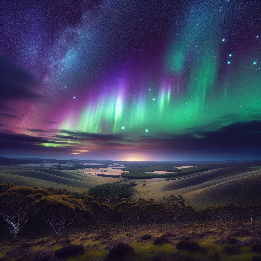 Spectacular Southern Lights Illuminate Southeastern Australia