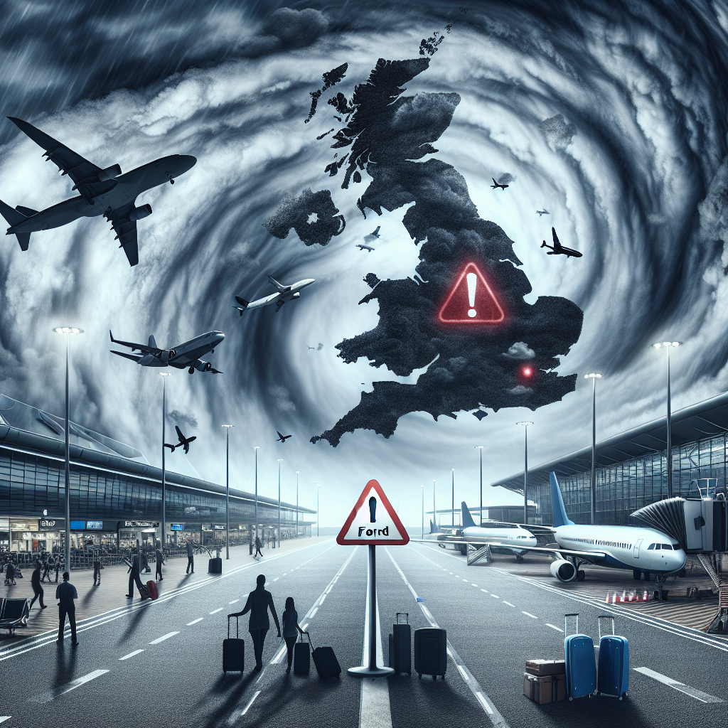 Storm Eowyn Triggers Red Alert in UK, Flight Disruptions Expected