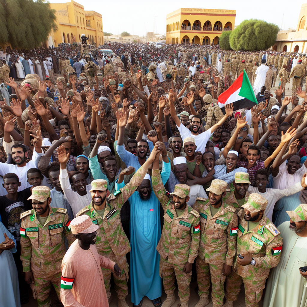 Sudan Army's Presence in Wad Madani Celebrated as a People's Triumph
