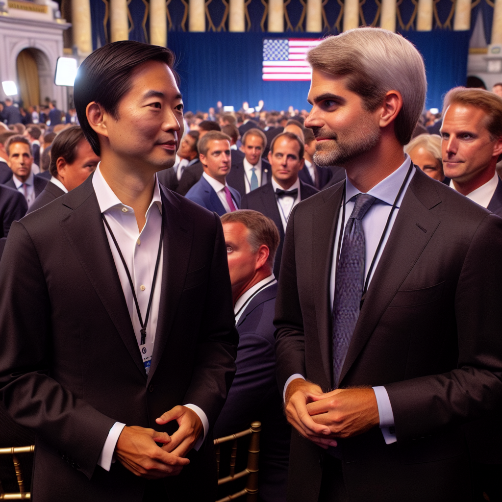 Tech Titans Sundar Pichai and Elon Musk Converse at Trump's Inauguration