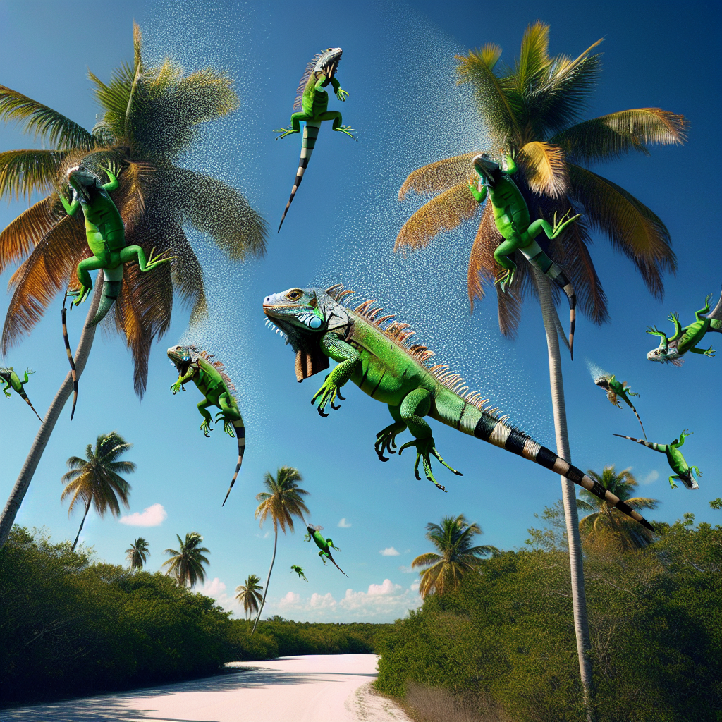The Chilling Phenomenon of Falling Green Iguanas in Florida's Cold Snap