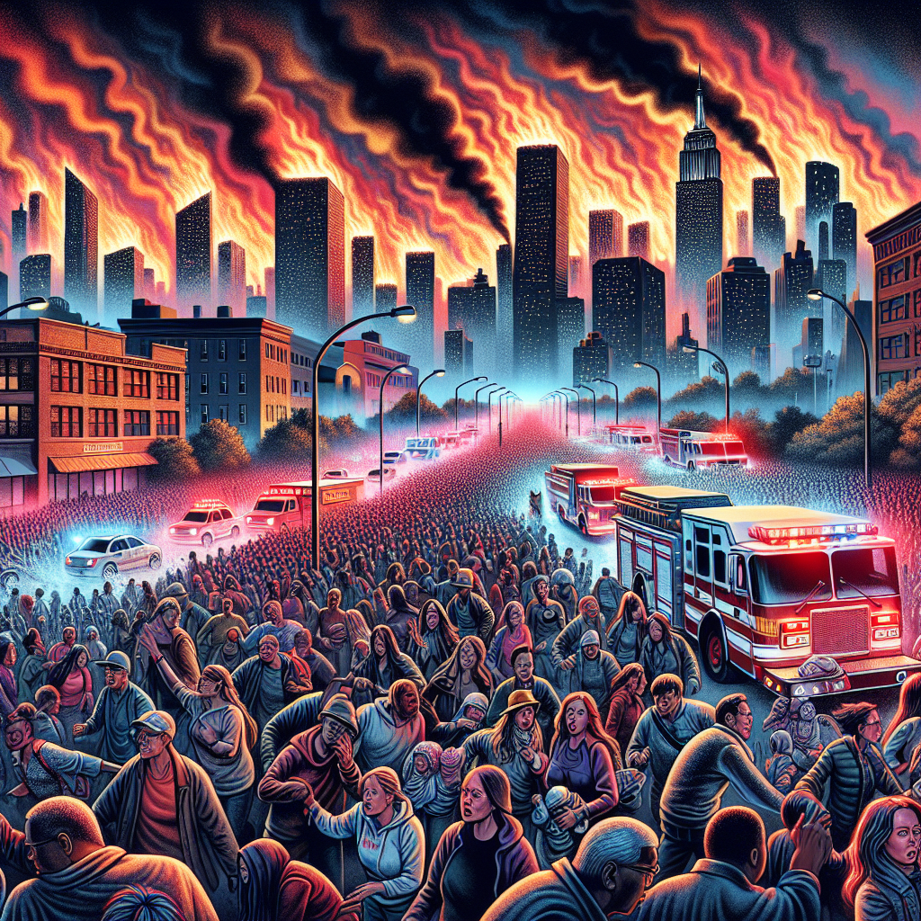 Thousands Evacuate as Wildfires Rage in Los Angeles Area