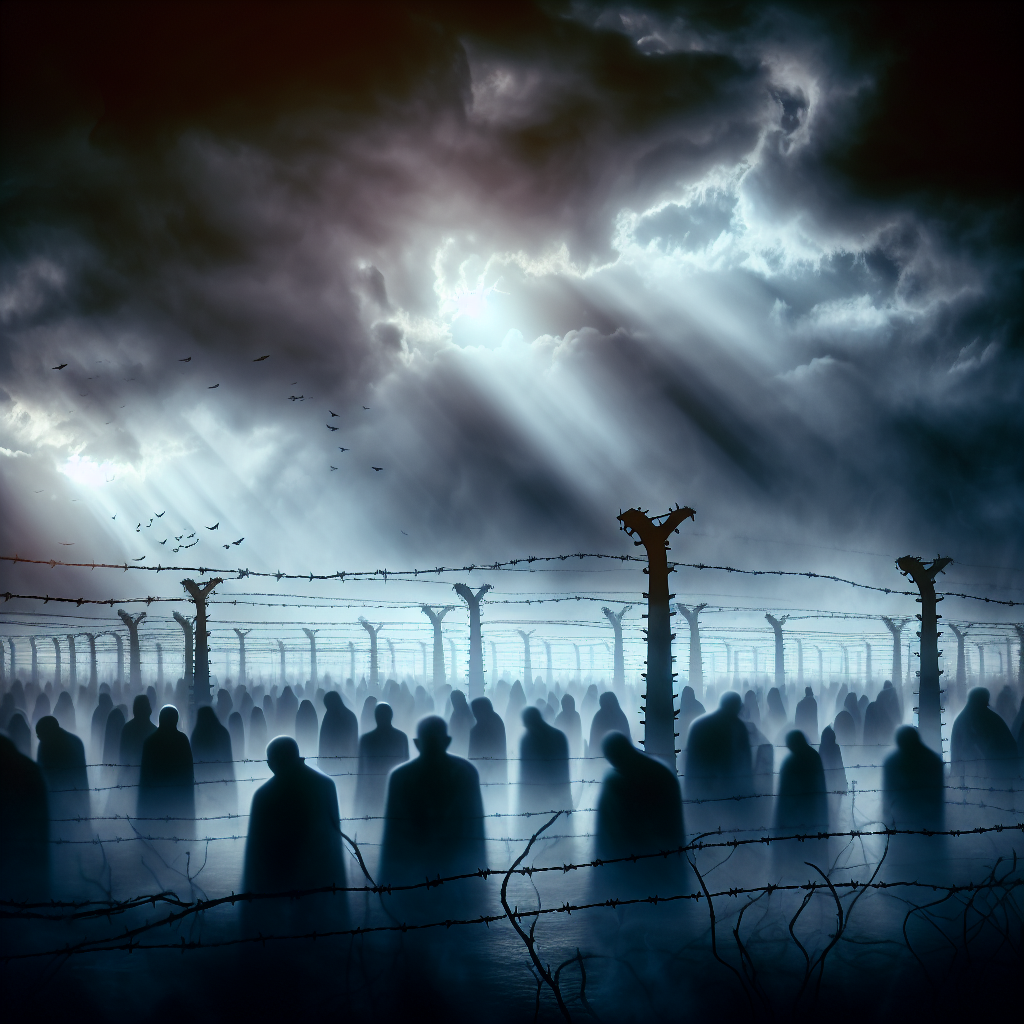 "Tragedy at Auschwitz: Remembering the Victims of Nazi Atrocities"