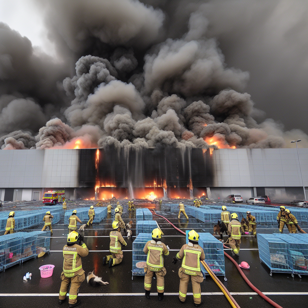 Tragic Fire Claims Lives of Hundreds of Animals at Dallas Shopping Center