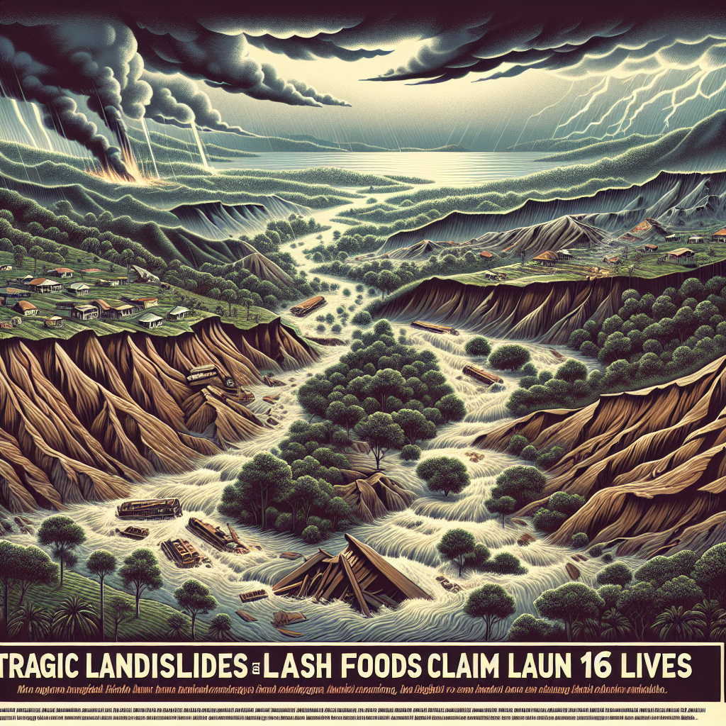 Tragic Landslides and Flash Floods Claim 16 Lives on Java Island, Indonesia
