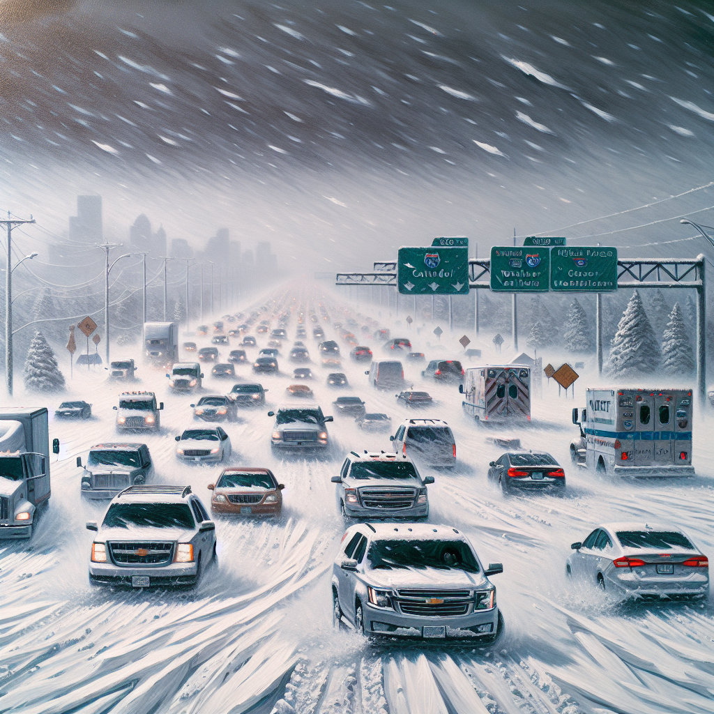 Treacherous Wintry Mix Causes Chaos on Roads Across Central US Before Heading East