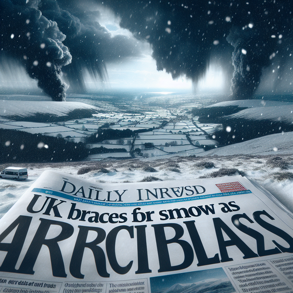 UK Braces for Snow as Arctic Blast Hits: Details Inside