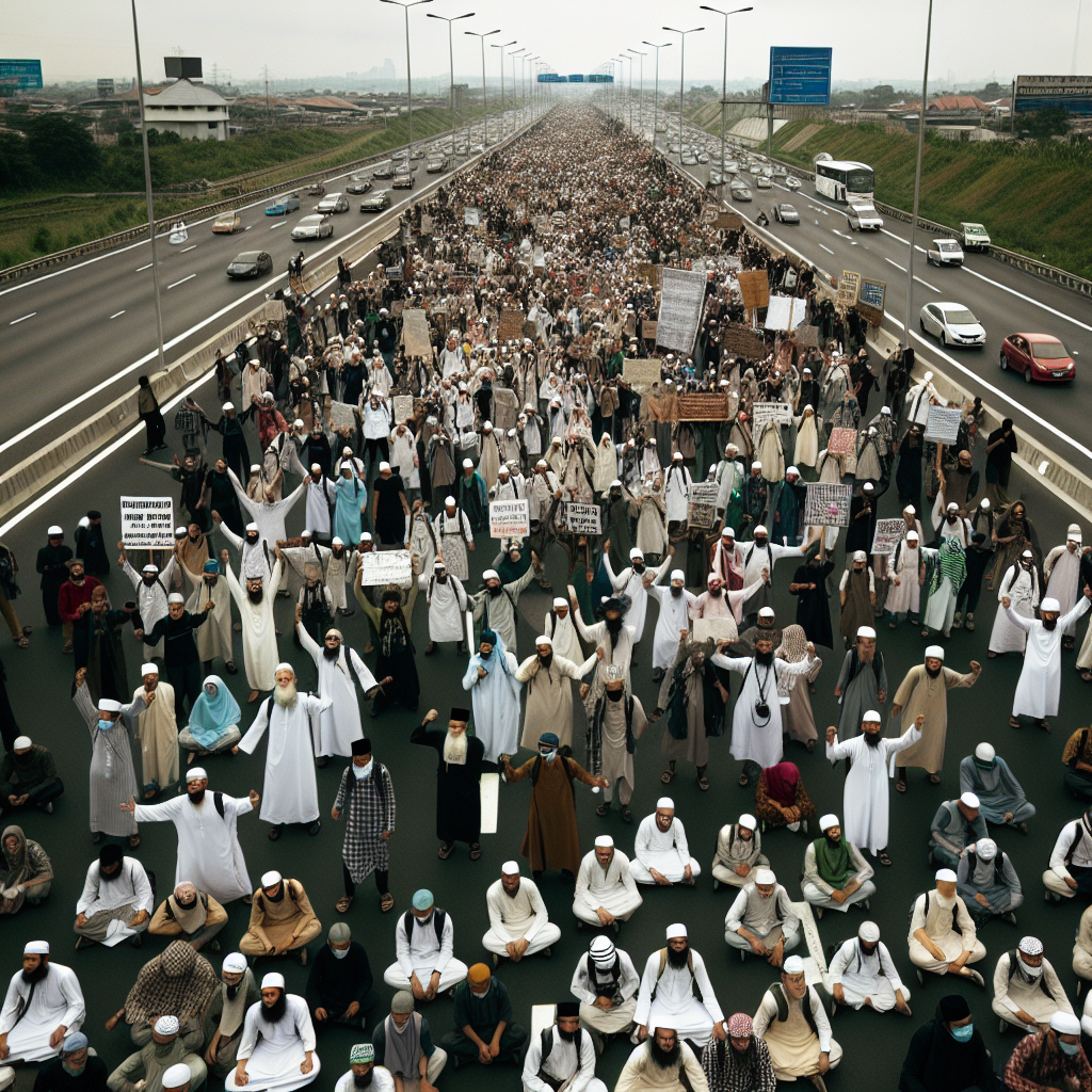 Ultra-Orthodox Protesters Block Highway in IDF Draft Demonstration