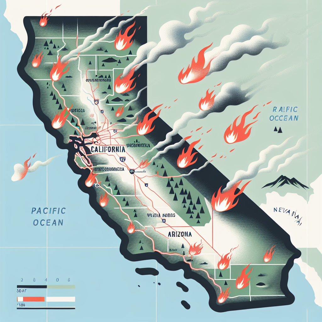 Understanding the Scale and Rapid Spread of California Wildfires