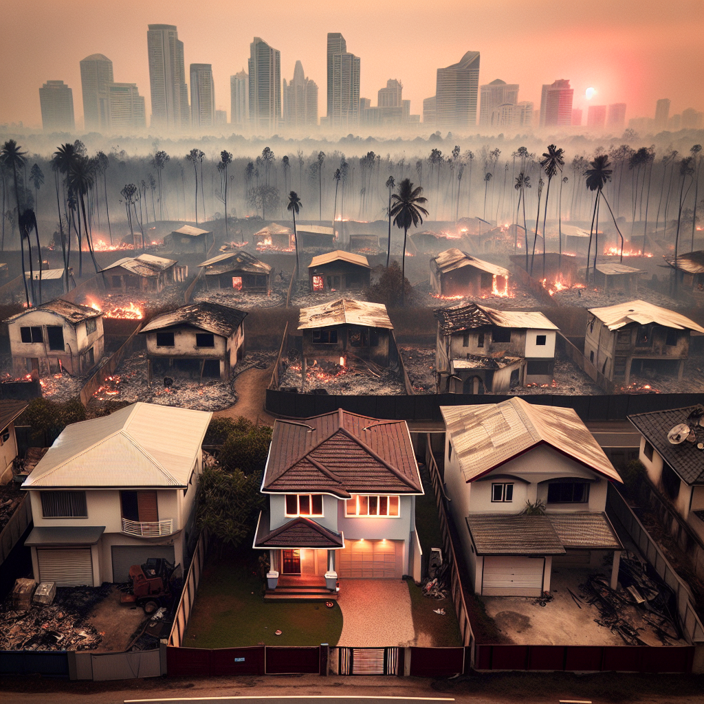 Unscathed Homes Emerge Amidst Los Angeles Wildfire Devastation