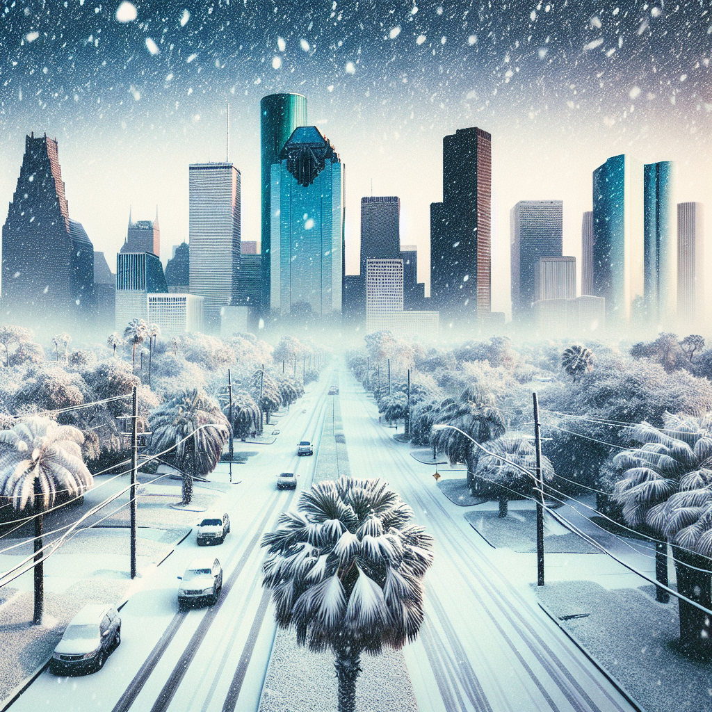Unusual Snowfall Hits Houston and New Orleans While Florida Prepares for Winter Storm