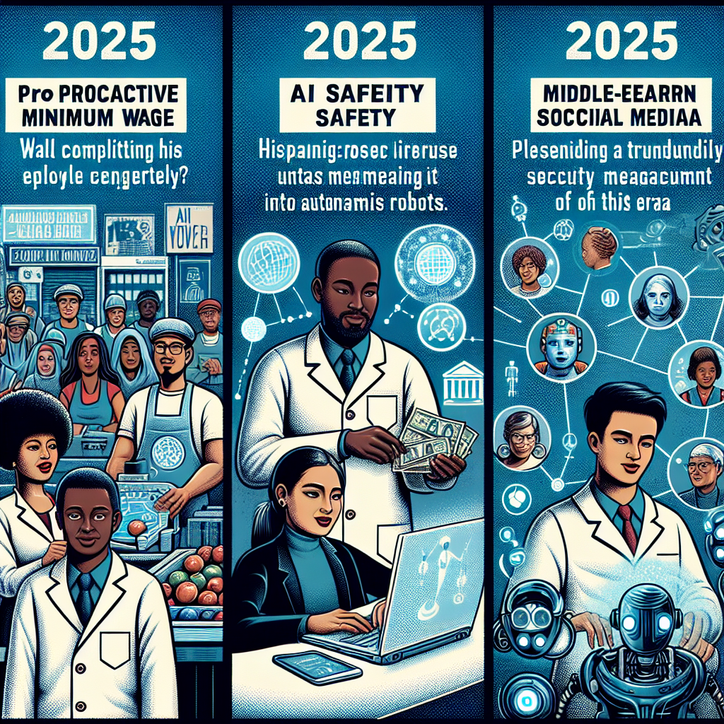 Upcoming Changes in the US: Minimum Wage, AI Safety, and Social Media in 2025