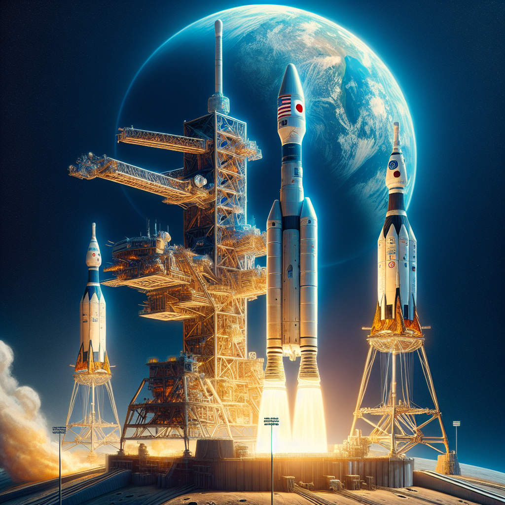 US and Japanese Lunar Landers Embark Together on a Single Rocket Launch