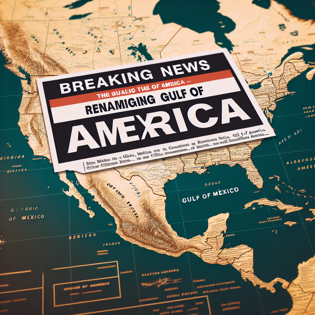 US Announces Renaming of Gulf of Mexico to Gulf of America