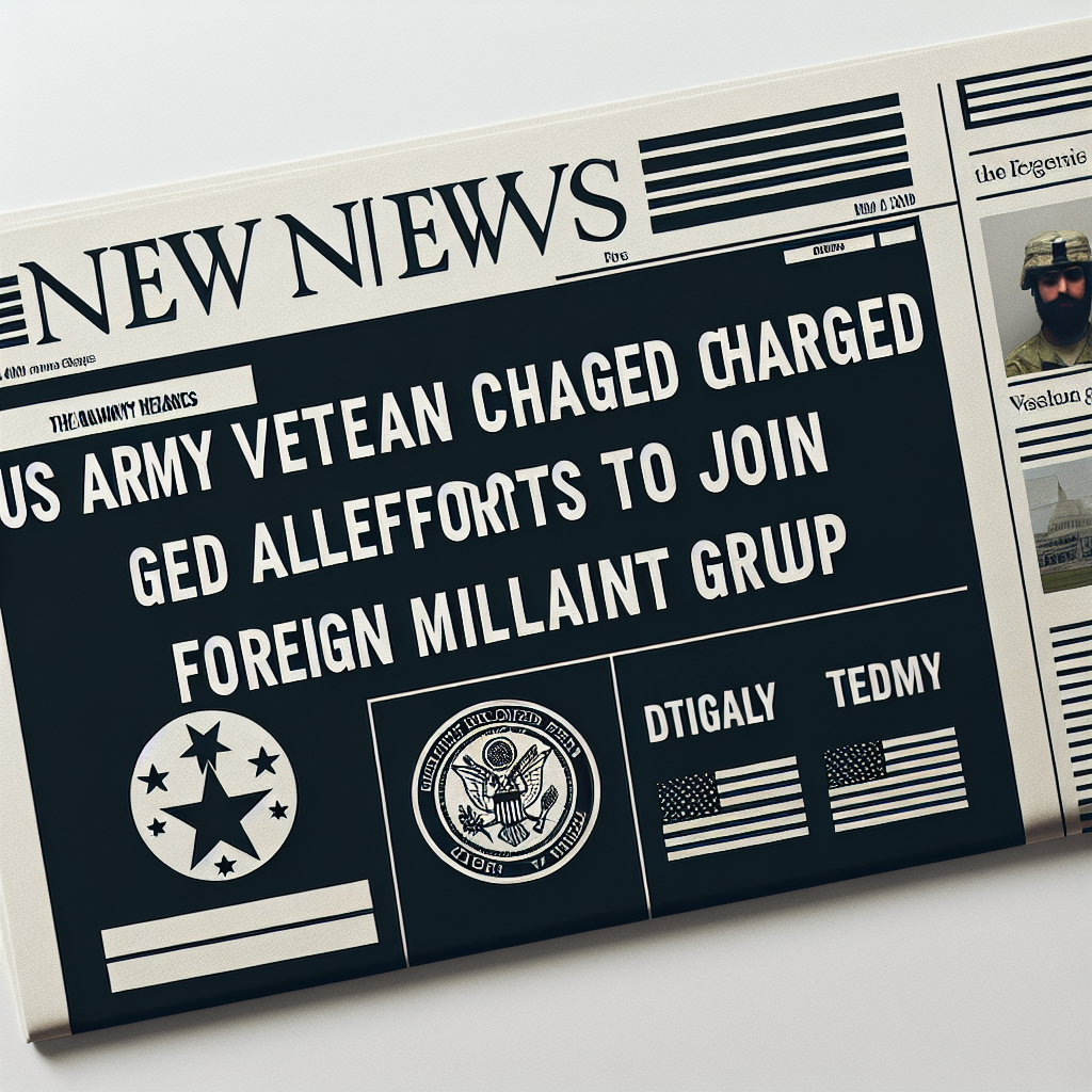 US Army Veteran Charged for Alleged Efforts to Join Hezbollah