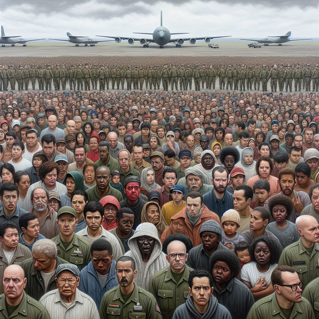 US Detains Over 500 Illegal Immigrants, Deports Many via Military Planes