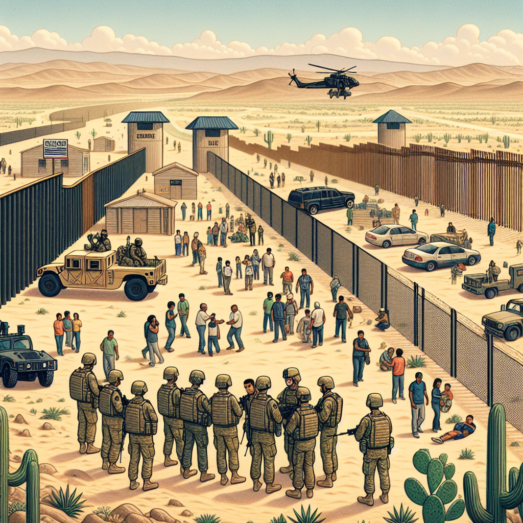 US Military Deploys Troops to Mexico Border in Response to Immigration Crackdown