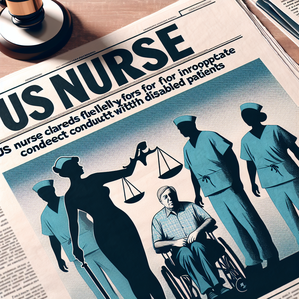 US Nurse Charged with Felony for Inappropriate Video with Disabled Patients