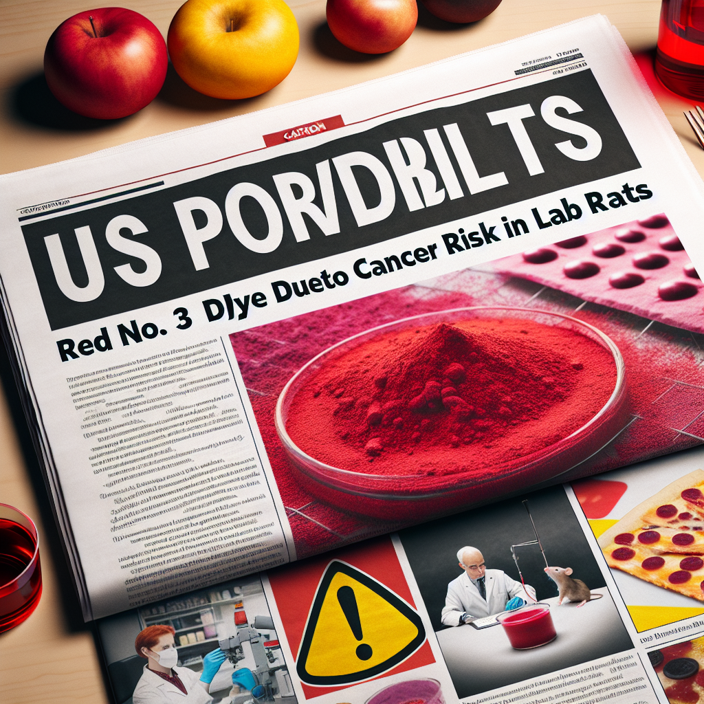 US Prohibits Red No. 3 Dye in Foods Due to Cancer Risk in Lab Rats